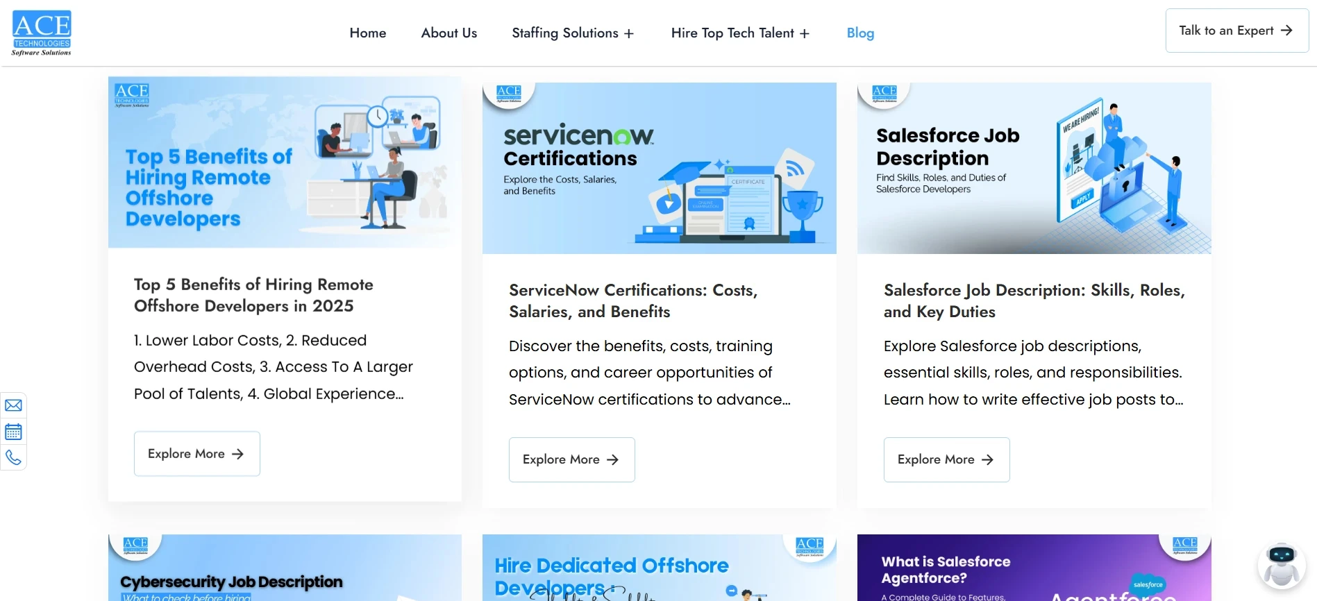 Content Marketing for Ace Technologies
